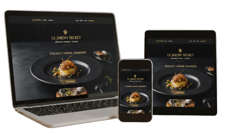 Illustration d'un service de création de site Internet responsive